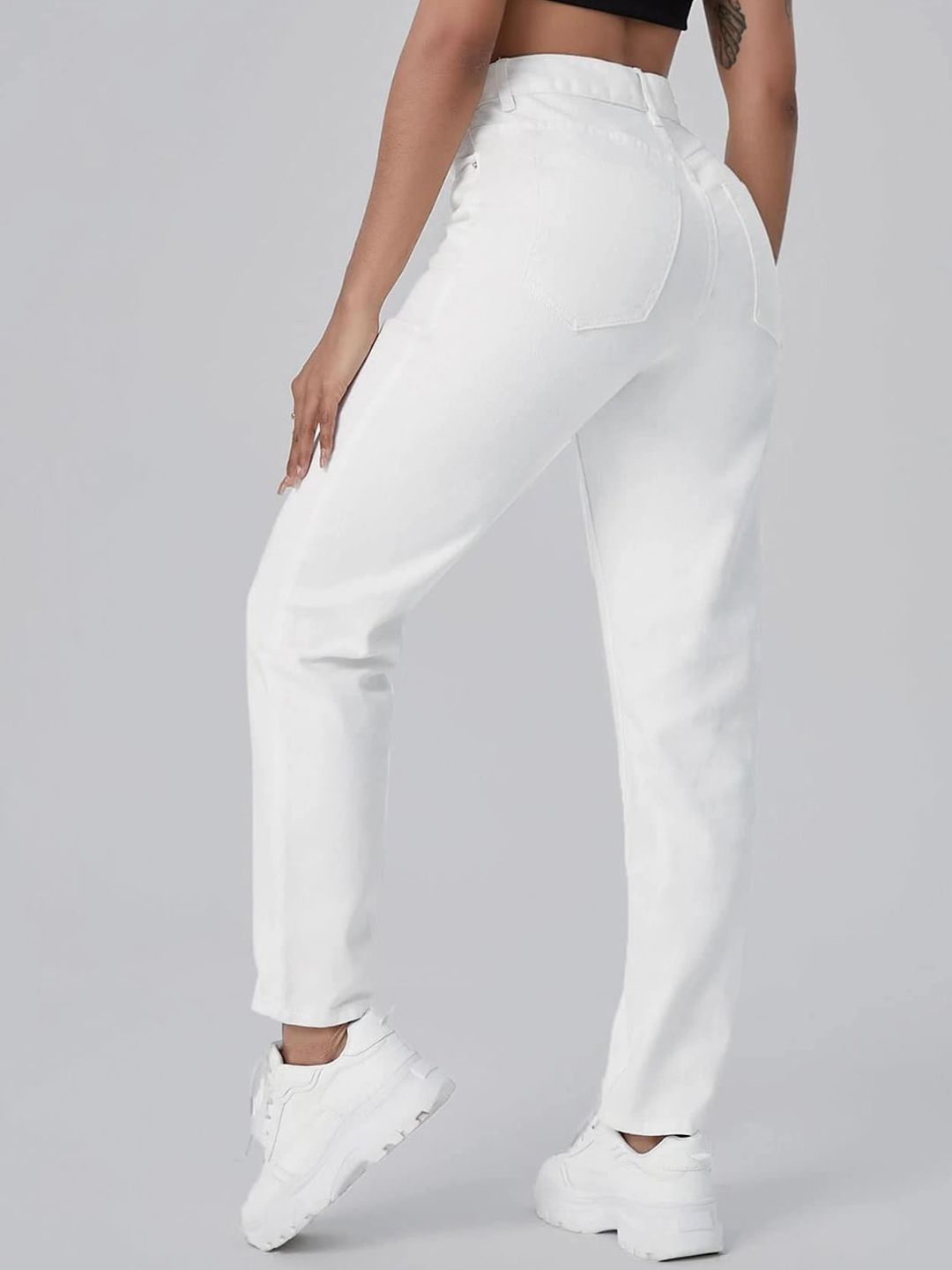 Kotty Women White Jean High-Rise Stretchable Jeans