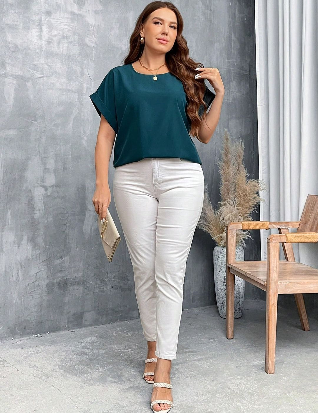 KOTTY  Women Solid Extended Sleeves Top