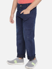 Kotty Boys Jean Regular-Fit Low Distress Light Fade Stretchable Jeans