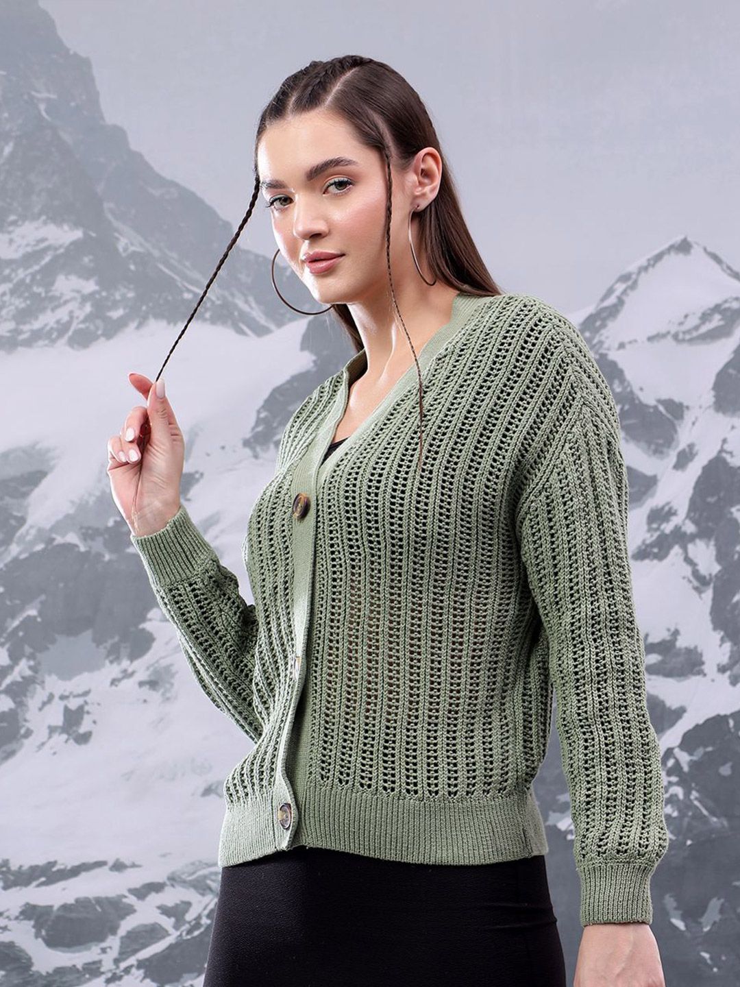 Kotty Women V-Neck Cardigan