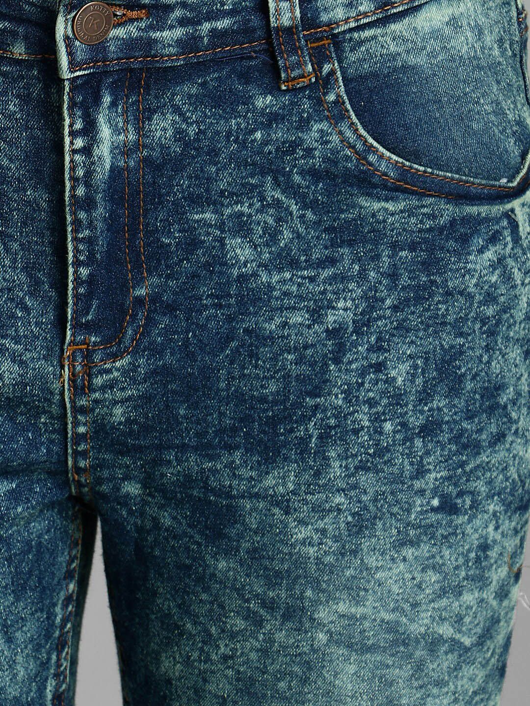 Kotty Women Green Skinny Fit High-Rise Clean Look Jeans