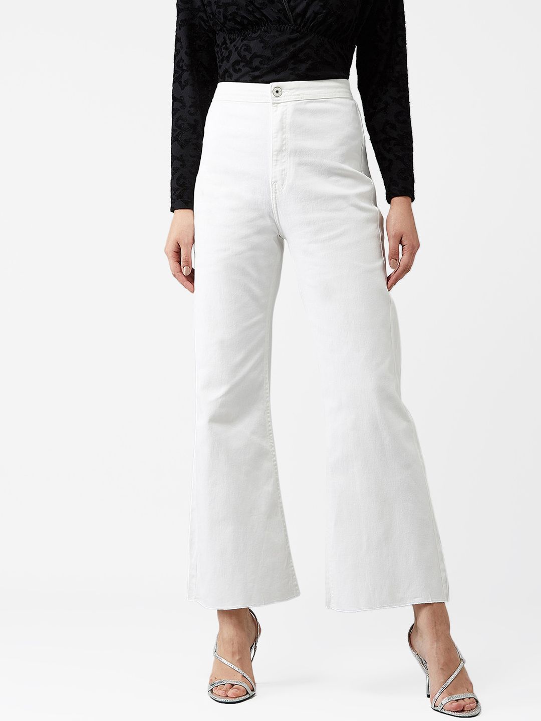 Kotty Women White Skinny Fit Jeans