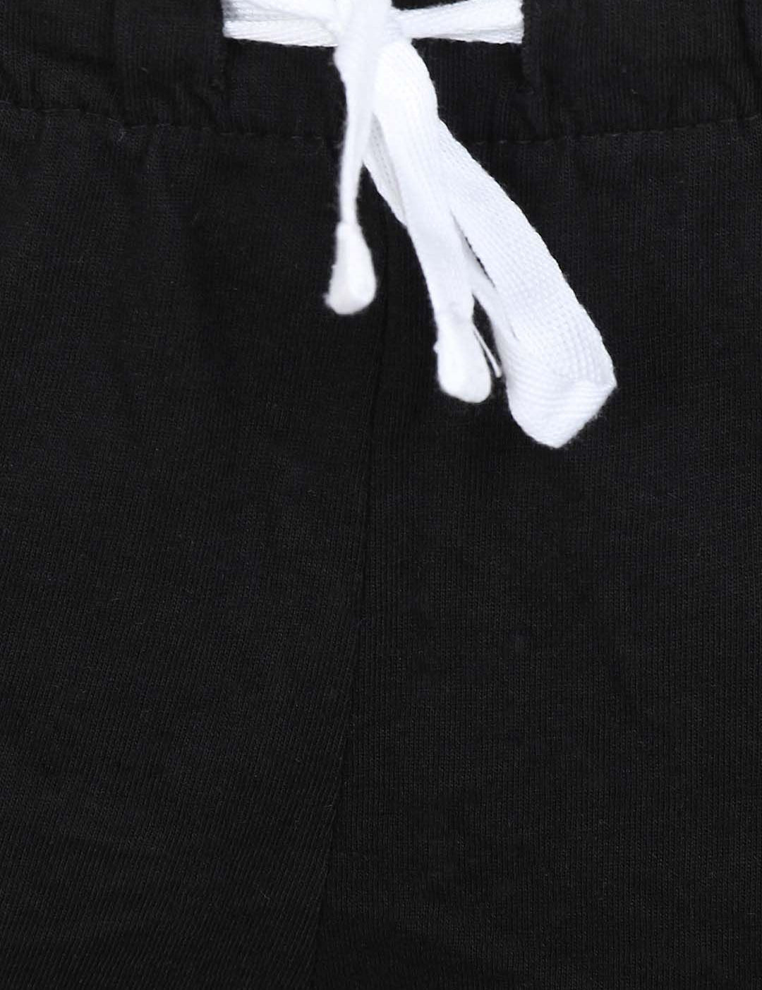 Kotty Women Black Solid Lounge Shorts KTTSLEEPSHORTS205