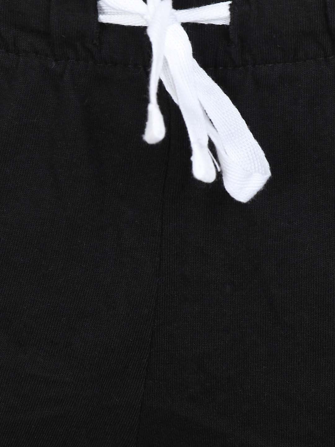 Kotty Women Black Solid Lounge Shorts KTTSLEEPSHORTS205