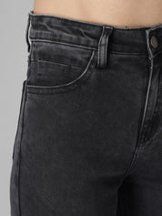 Kotty Women Black Skinny Fit High-Rise Clean Look Jeans