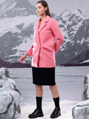 Kotty Women Regular Fit Single-Breasted Cotton Overcoat