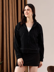 Kotty Women Cotton Hooded Sweatshirt