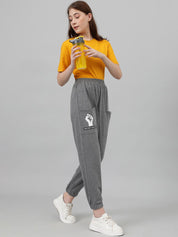 Kotty Women Relaxed Fit Mid Rise Track Pants