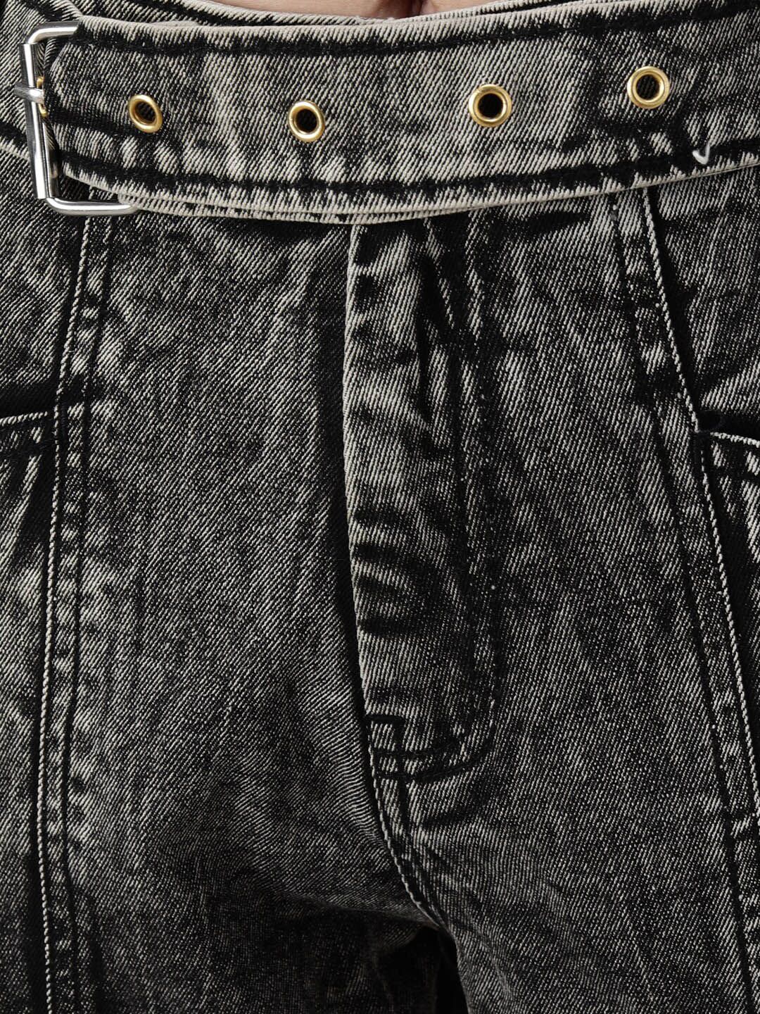 Kotty Women Charcoal Grey Slim Fit High-Rise Clean Look Jeans