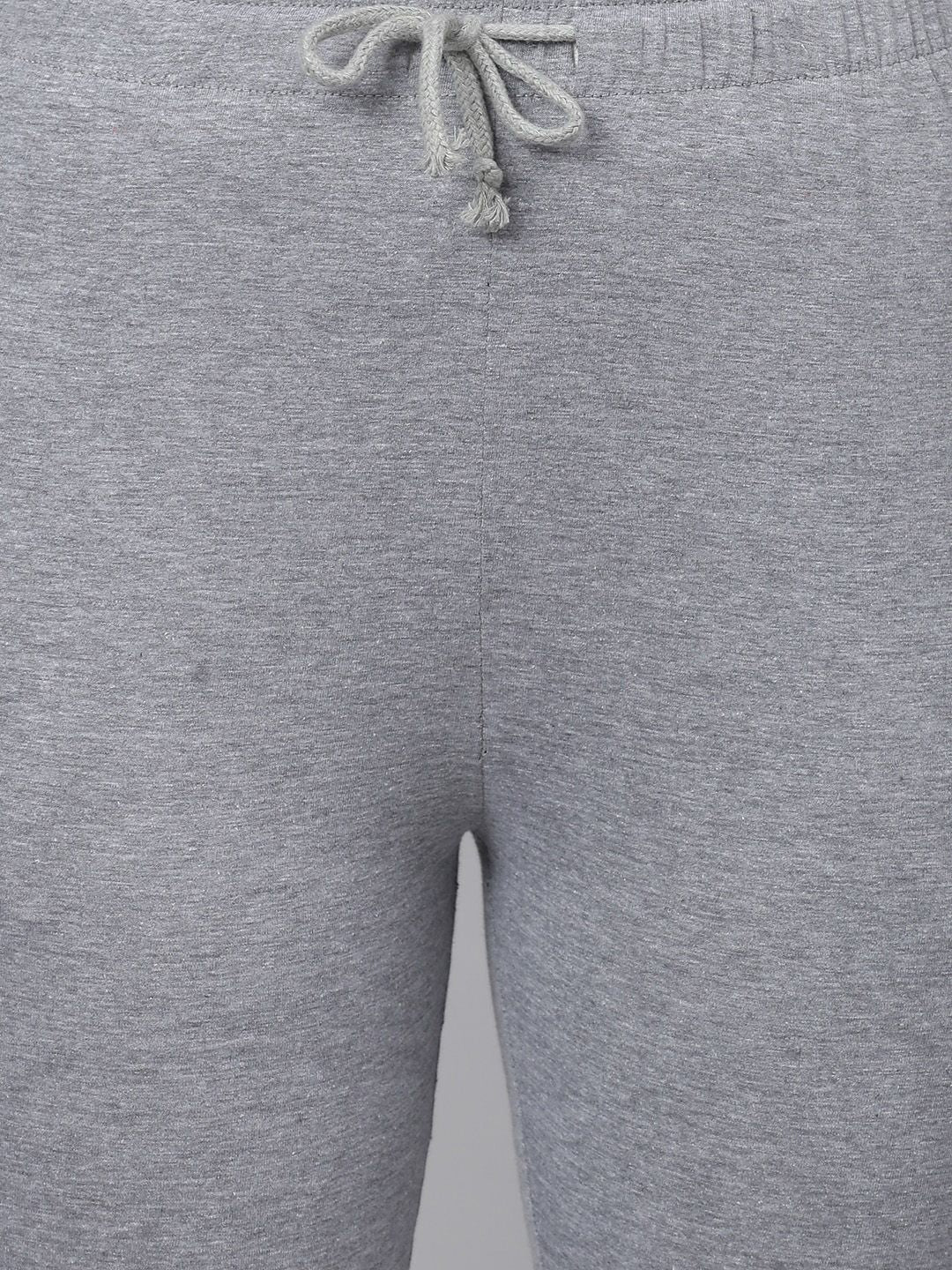 Kotty Women Grey Solid Straight-Fit Track Pants