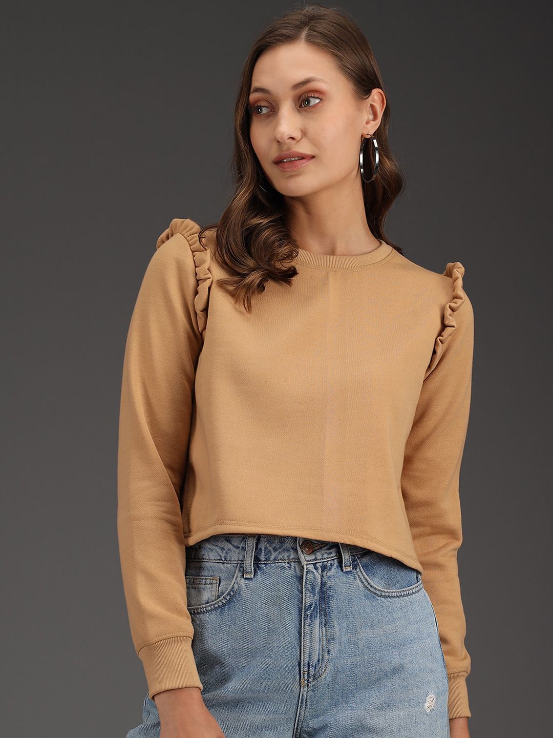 Kotty Women Beige Sweatshirt