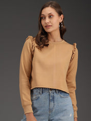 Kotty Women Beige Sweatshirt