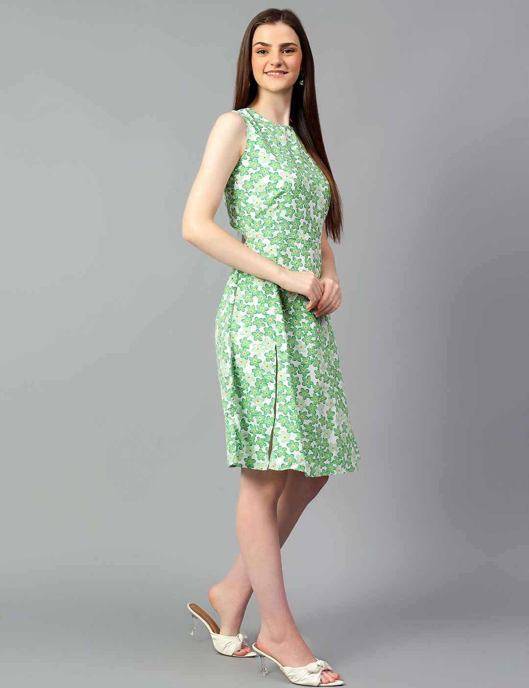 Kotty Women Floral Printed  A-Line Dress