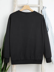 Kotty Printed Fleece Sweatshirt