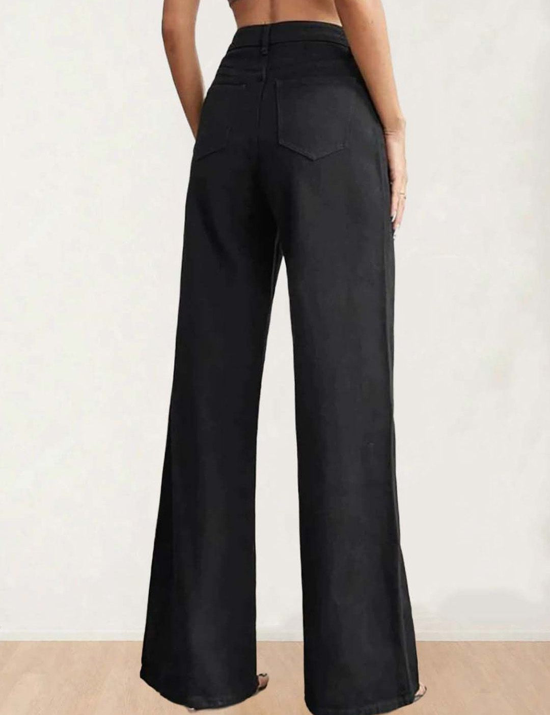 Kotty Women Wide Leg High-Rise Stretchable Jeans