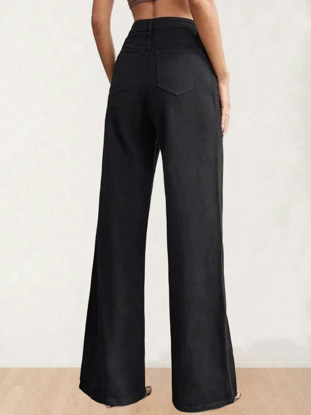 Kotty Women Wide Leg High-Rise Stretchable Jeans