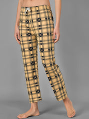 Kotty Checked Cotton Lounge Pants