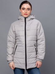 Kotty Women Hooded Longline Puffer Jacket