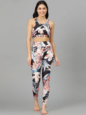 Kotty Round Neck Sleeveless Printed Night suit