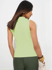 Kotty Women High Neck Sleeveless Top
