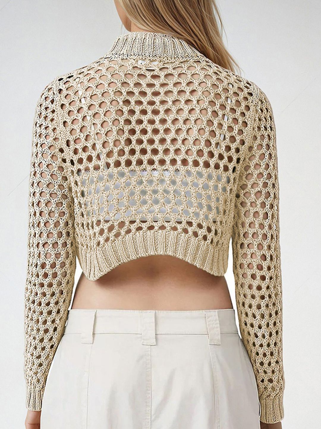 Kotty Women Round Neck Cotton Pullover Sweater