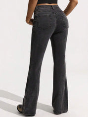 Kotty Women Jean Bootcut High-Rise Stretchable Jeans