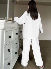 Kotty Women Shirt Collar Top With Pyjamas Night suits