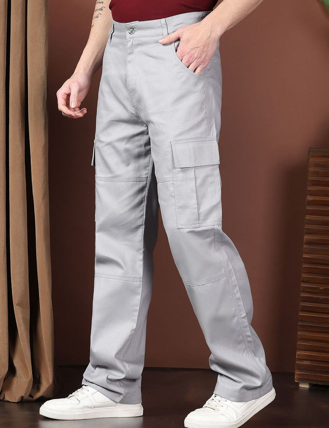 Kotty Men Relaxed Easy Wash Cargos Trousers