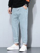 Kotty Men Straight Fit Low-Rise Stretchable Jeans
