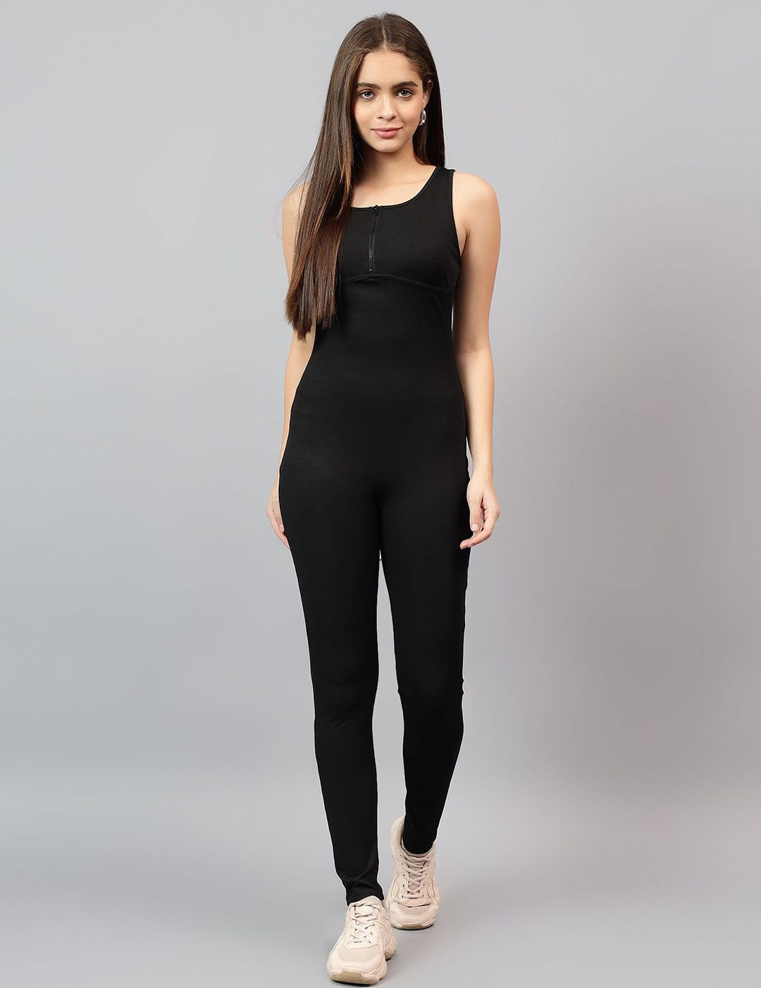 Kotty Women Scoop Neck Sleeveless Basic Jumpsuit