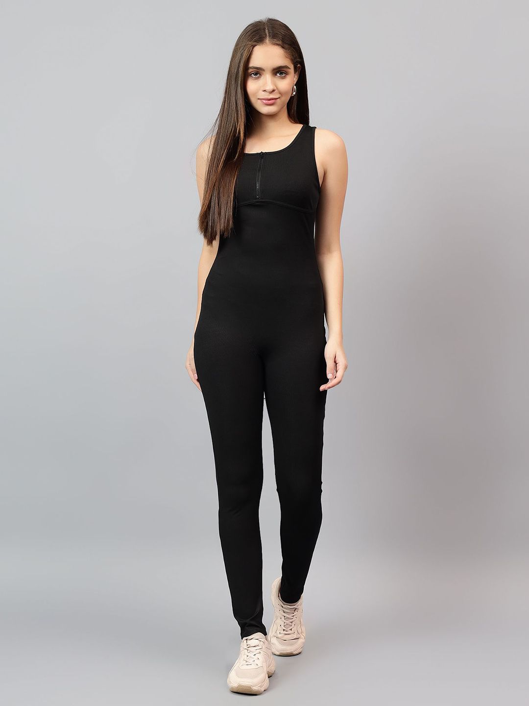 Kotty Women Scoop Neck Sleeveless Basic Jumpsuit
