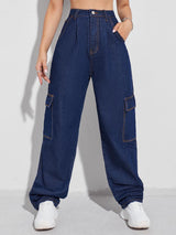 Kotty Women Straight Fit High-Rise Stretchable Jeans
