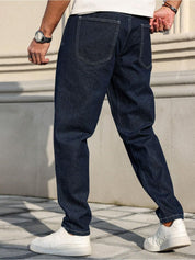 Kotty Men Straight Fit Low-Rise Stretchable Jeans