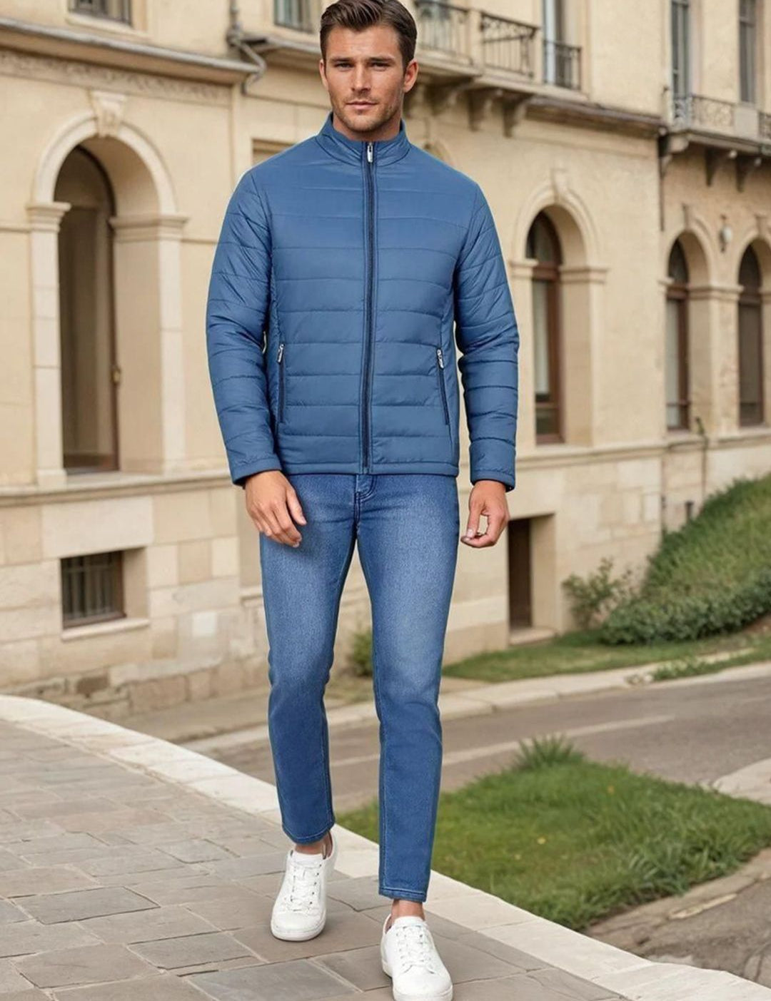 Kotty Men Mock Collar Puffer Jacket