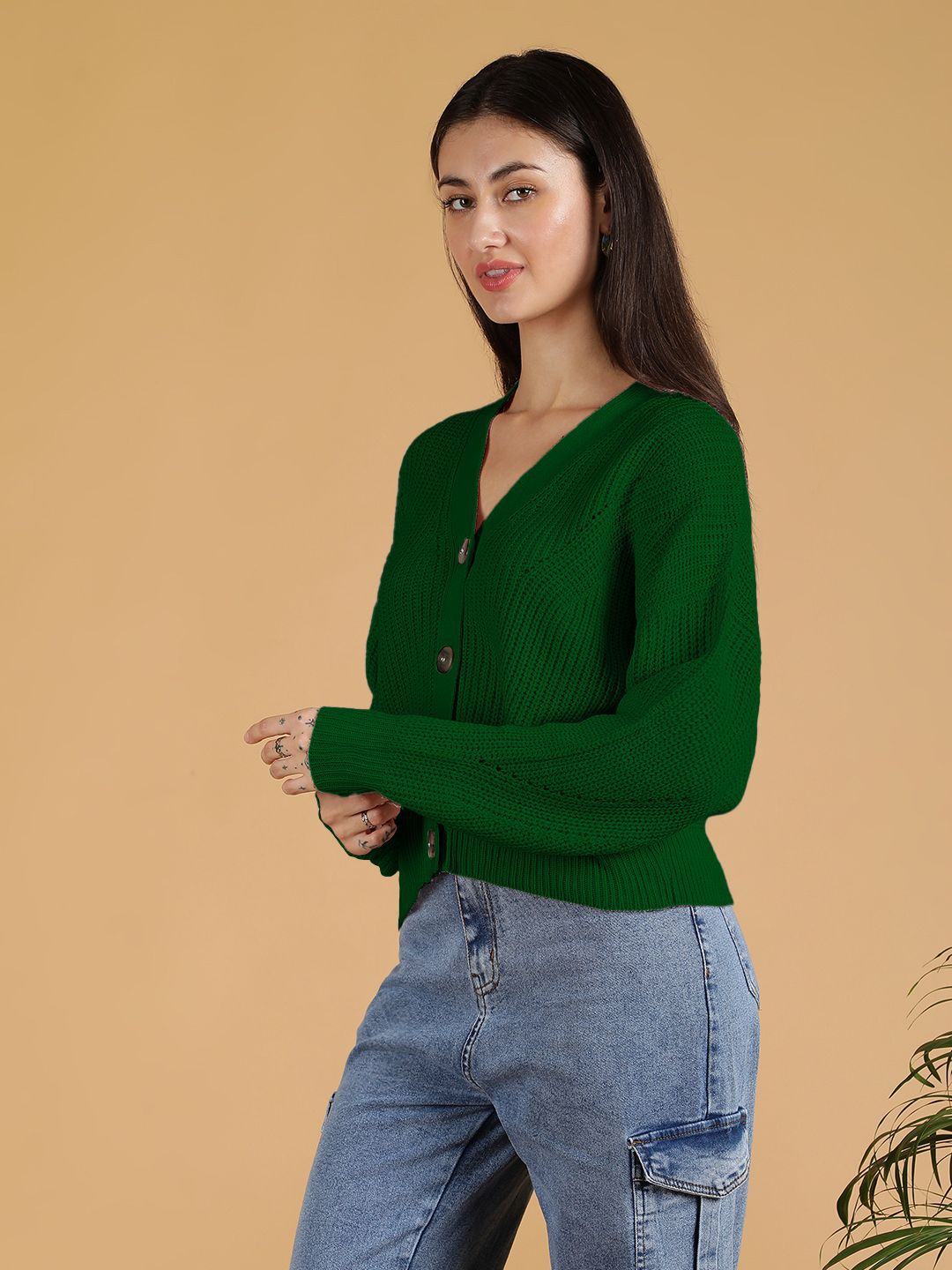 Kotty Women V-Neck Cardigan