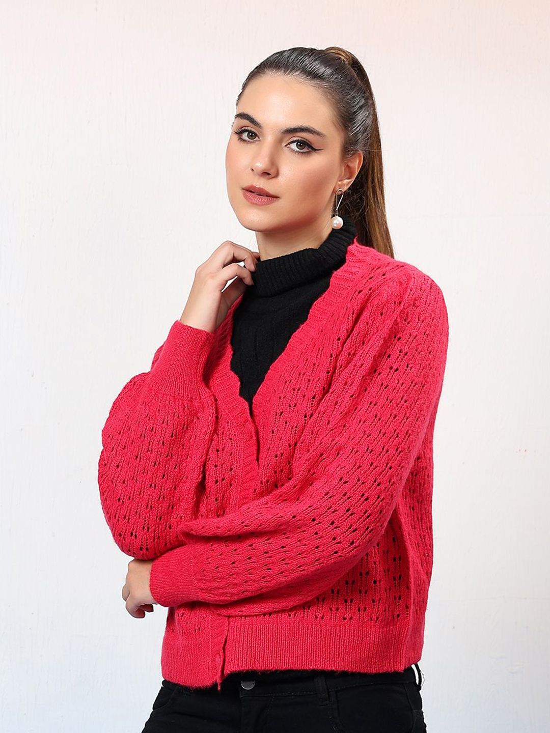 Kotty Women Cable Knit Cardigan