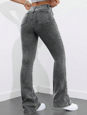 Kotty Women Flared High-Rise Stretchable Jeans