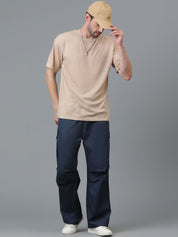 Kotty Men Relaxed Low-Rise Easy Wash Cargo Trousers
