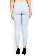 Kotty Women Blue Skinny Fit Mid-Rise Clean Look Jeans