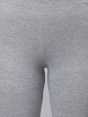 Kotty Women Grey Solid Straight-Fit Track Pants