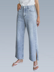 Kotty Women Straight Fit Clean Look Stretchable Jeans