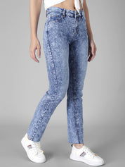 Kotty Women Blue Skinny Fit High-Rise Clean Look Jeans