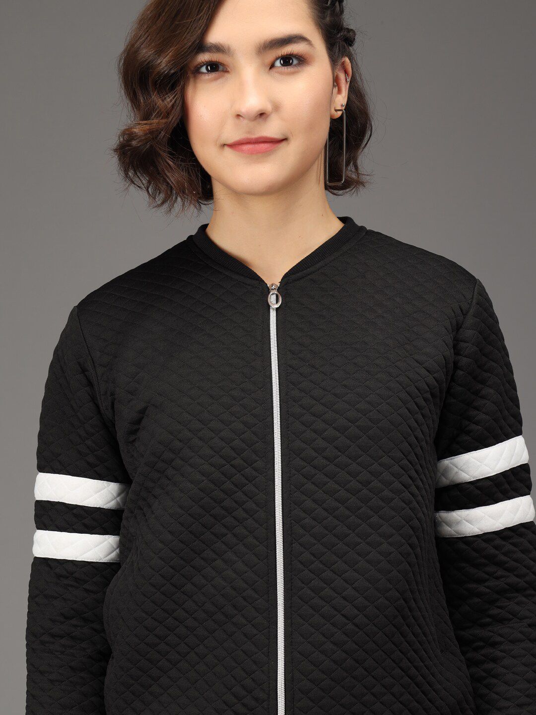 Kotty Women Black Lightweight Quilted Jacket