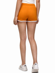 Kotty Women Yellow Colourblocked Regular Fit Regular Shorts