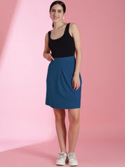 Stylecast X KOTTY BIZwear Woven Straight Midi Skirt