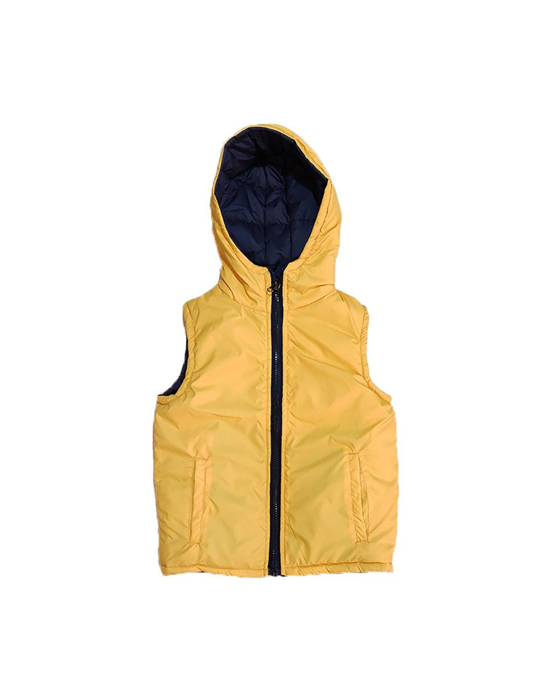 Kotty Boys Navy Blue Reversible Puffer Jacket