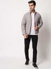 Kotty Men Grey Outdoor Padded Jacket