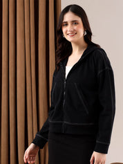 Kotty Women Cotton Hooded Sweatshirt