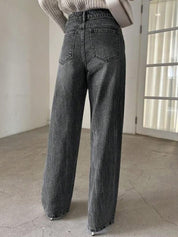 Kotty Women Jean Straight Fit High-Rise Stretchable Jeans