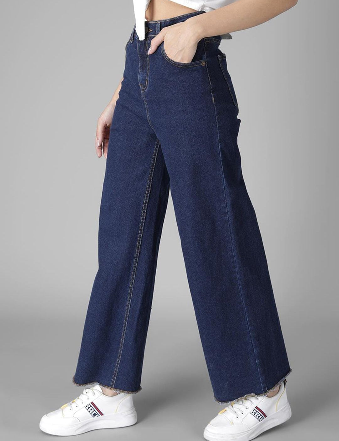 Kotty Women Pack Of 2 Flared High-Rise Dark Shade Stretchable Jeans